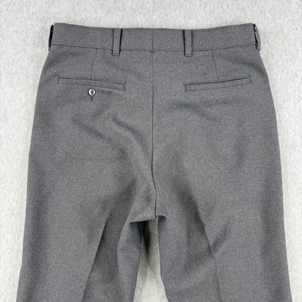 Vintage Levis Pants Mens 32x34‎ Gray Action Slacks Dress Trousers Talon Zip 70s